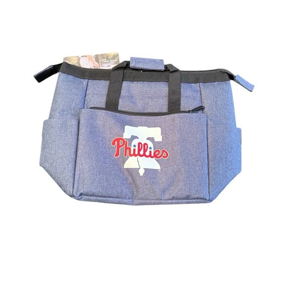 NWT Philadelphia Phillies Picnic Time On the Go Lunch Tote Insulated Cooler Bag - Picture 1 of 9